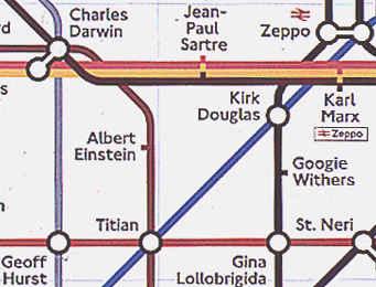 A section of 'The Great Bear' by Simon Patterson